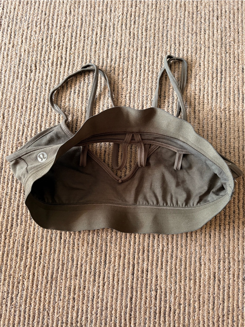 Lululemon Dark Olive Green Sports Bra size 4 or 6? - Picture 6 of 6